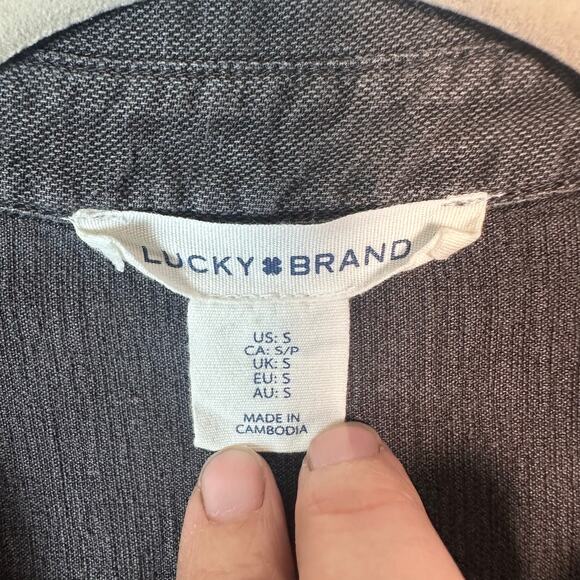 Lucky Brand Charcoal Midi Dress - Picture 3 of 9